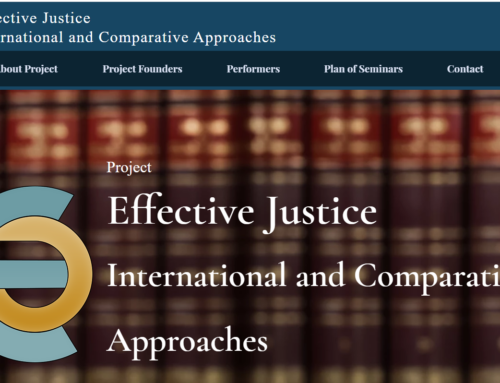 CIRIC is involved in the project ‘Effective Justice – International and Comparative Approaches’